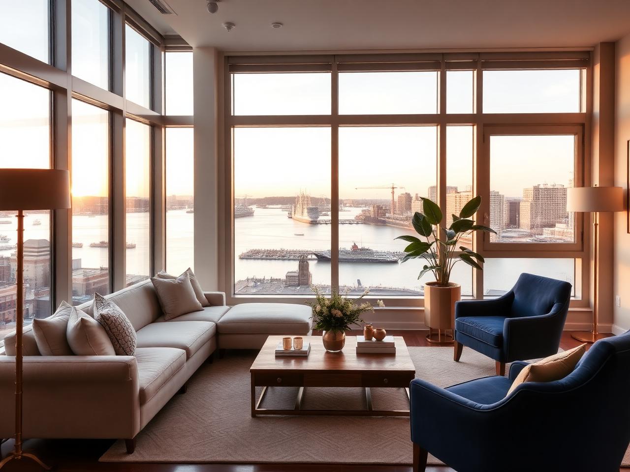 Navy Yard Waterfront Condo — view 1